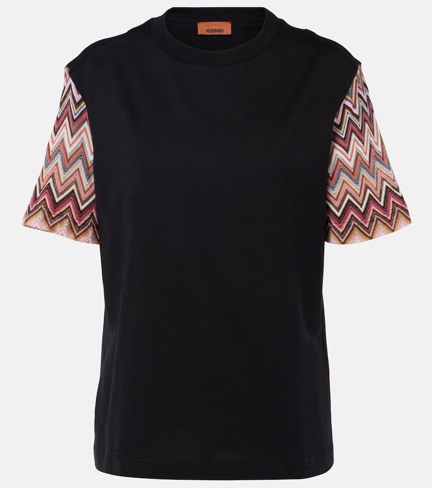 missoni embroidered cotton t