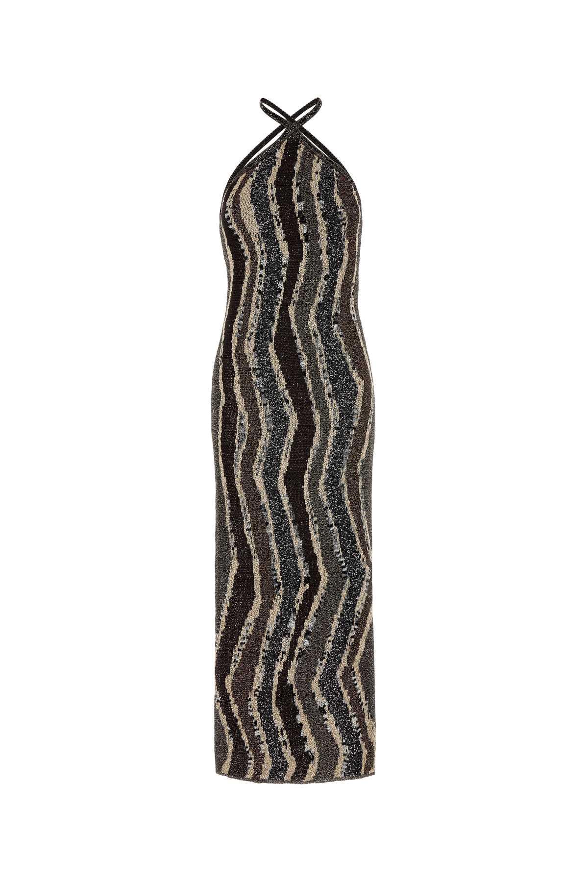 missoni embroidered nylon blend dress