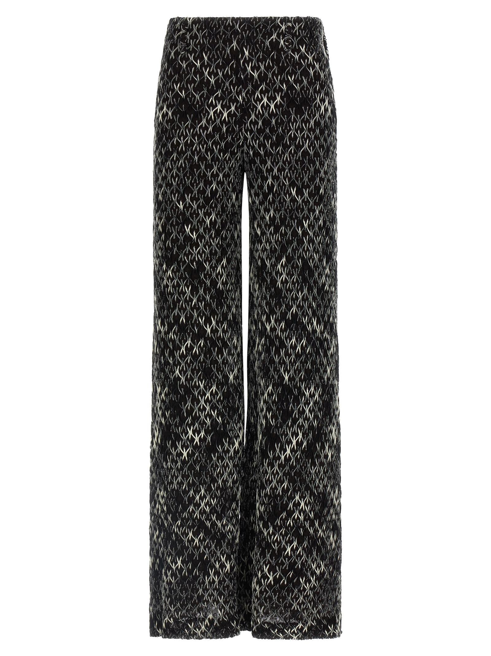 missoni flamed lace pants