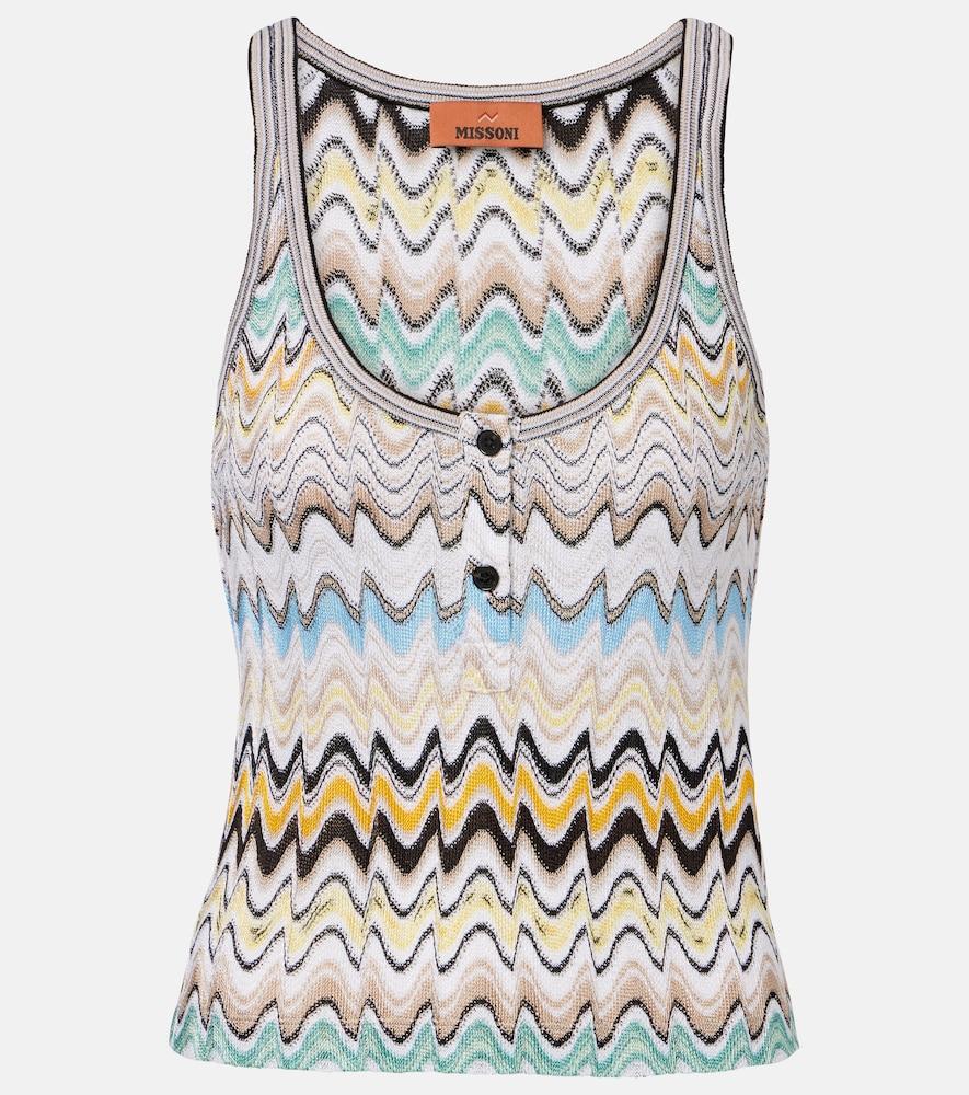 missoni intarsia tank top