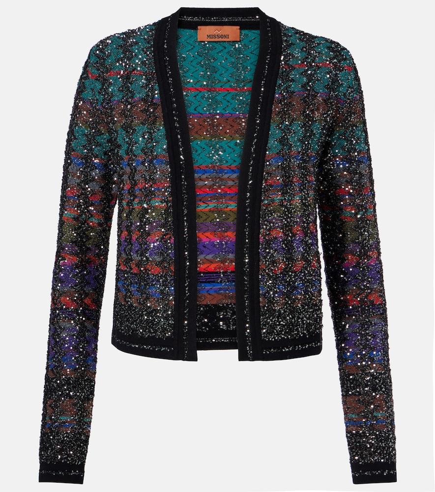missoni lamé cardigan