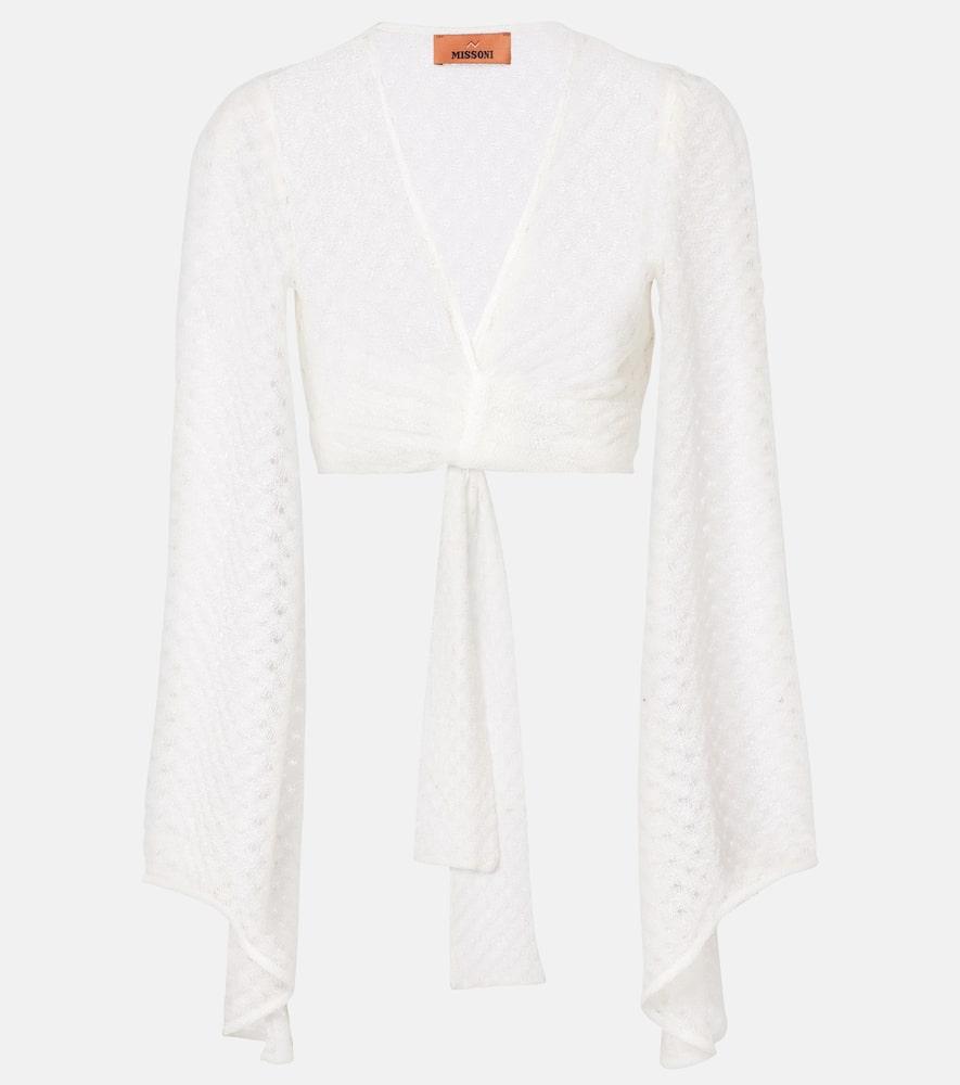 missoni lamé crop top