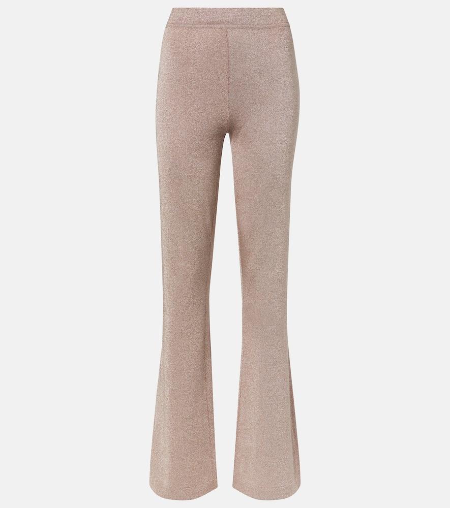 missoni lamé flared pants