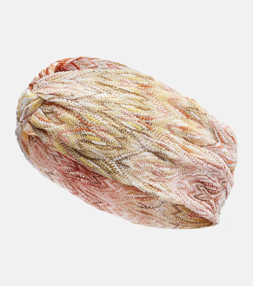 missoni lamé head wrap