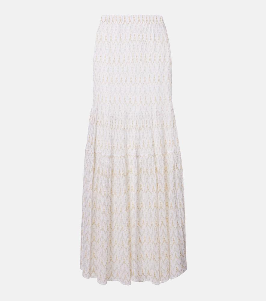 missoni lamé maxi skirt