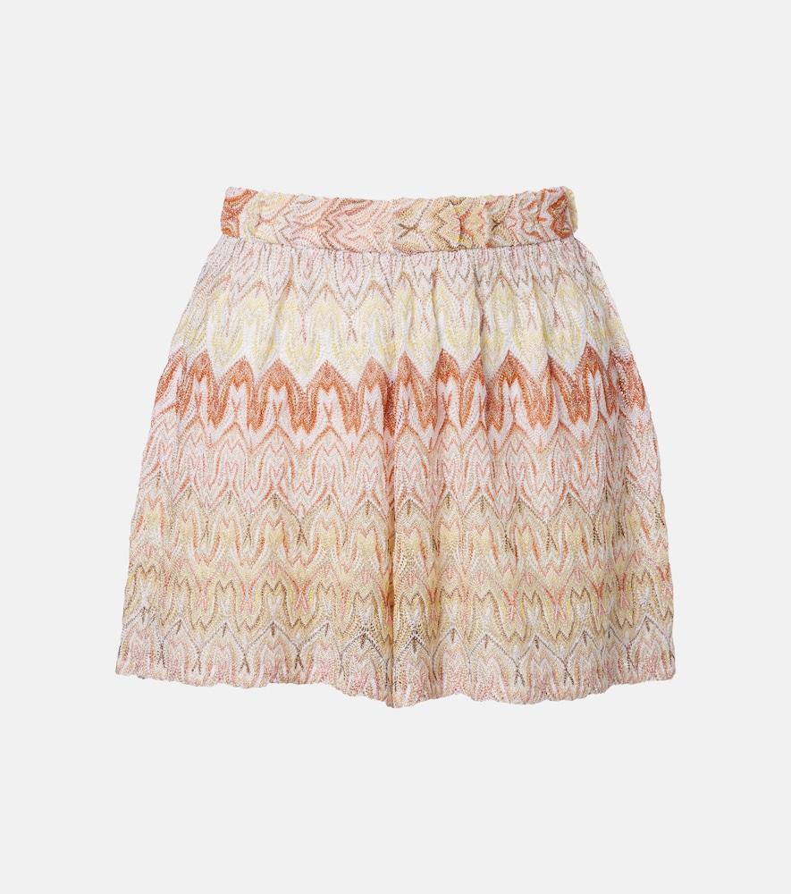 missoni lamé shorts
