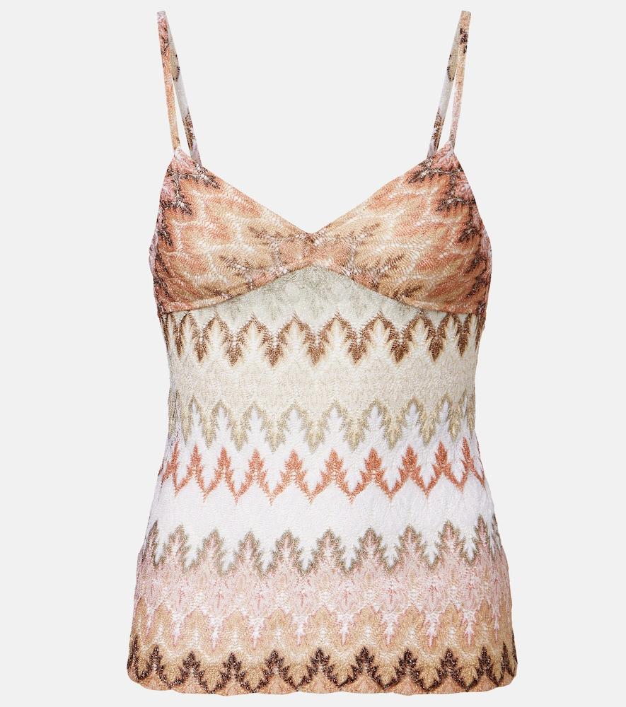 missoni lamé tank top