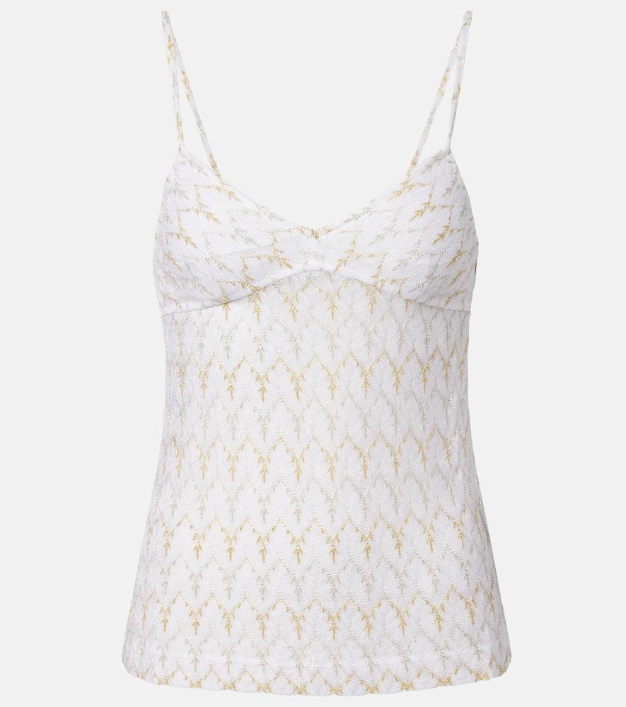 missoni lamé tank top