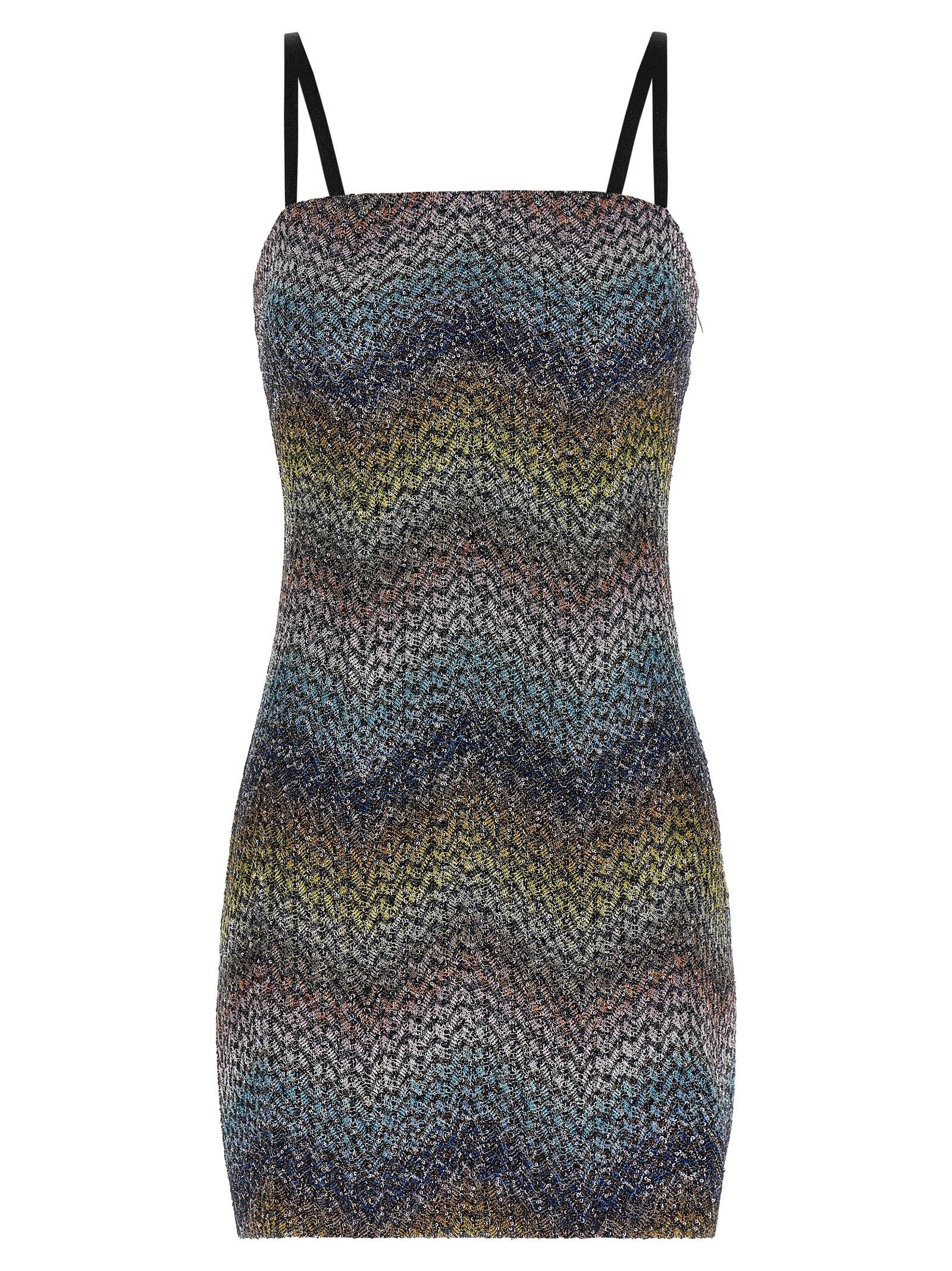 missoni lamé viscose dress