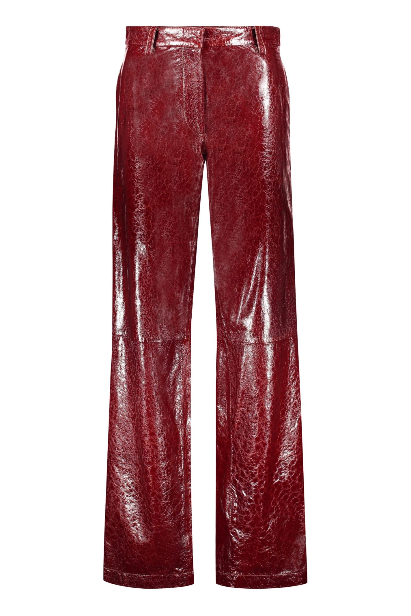 missoni leather pants
