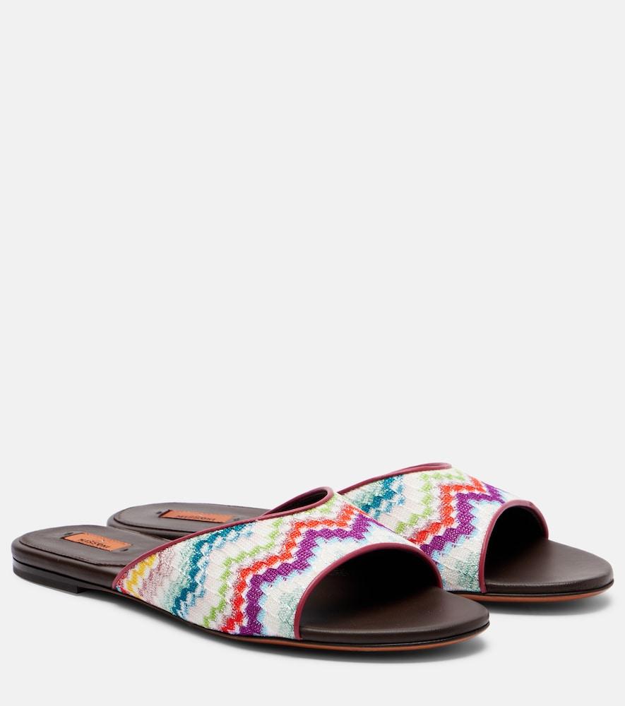 missoni liza zigzag mules