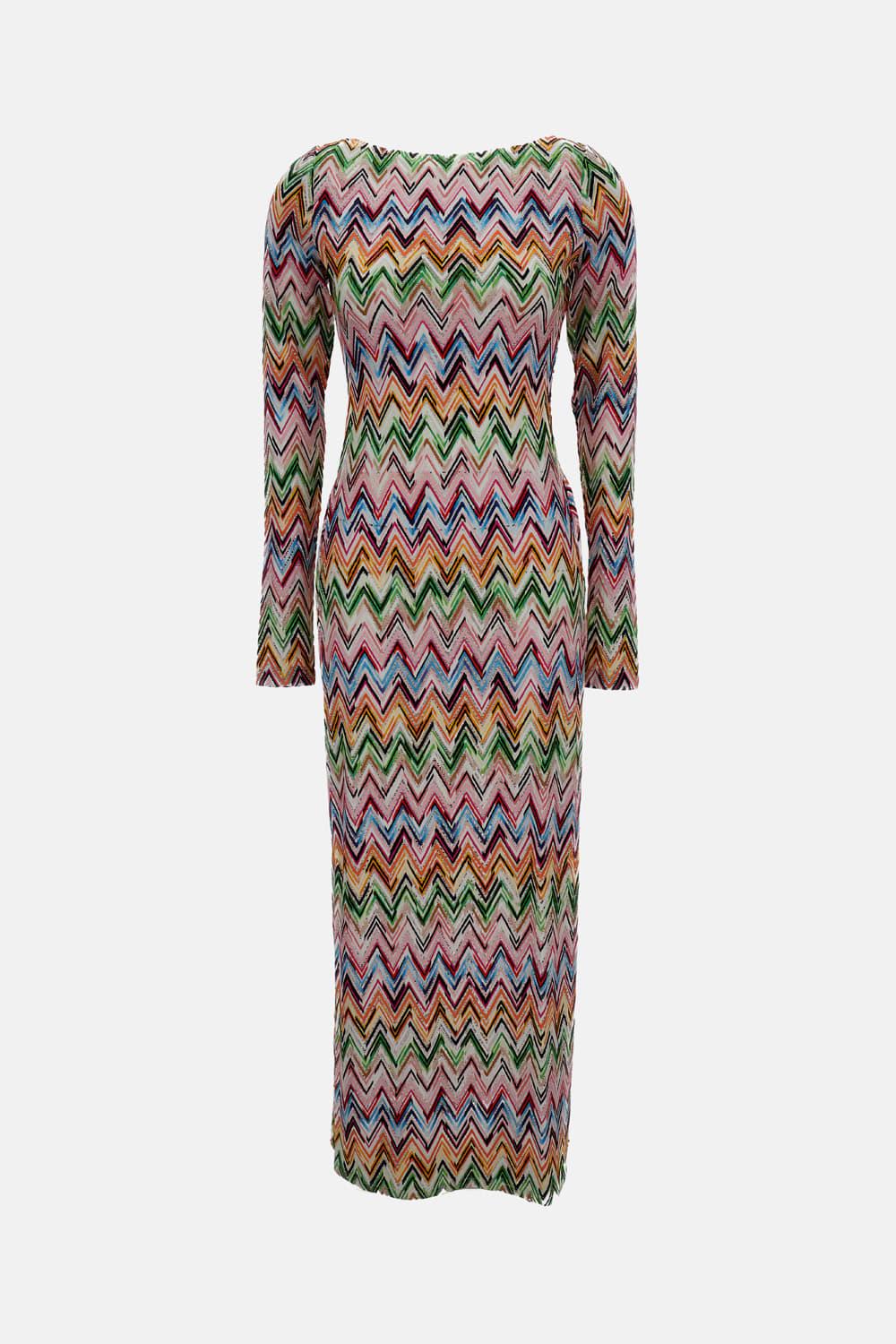 missoni long sleeves dress