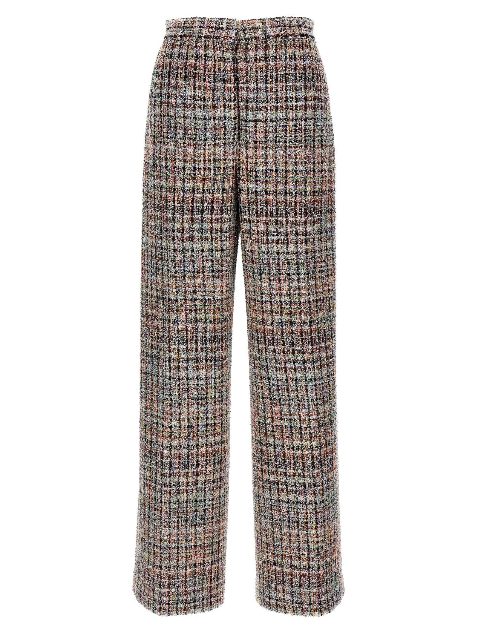 missoni micro sequin pants multicolor - women