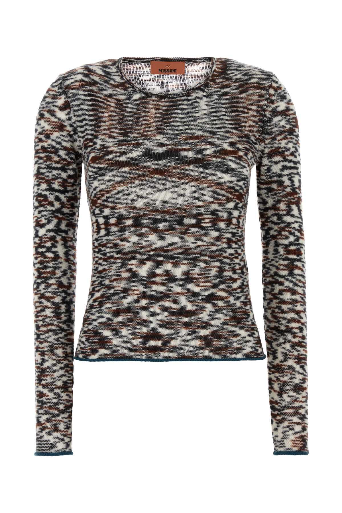 missoni multicolor cashmere blend sweater