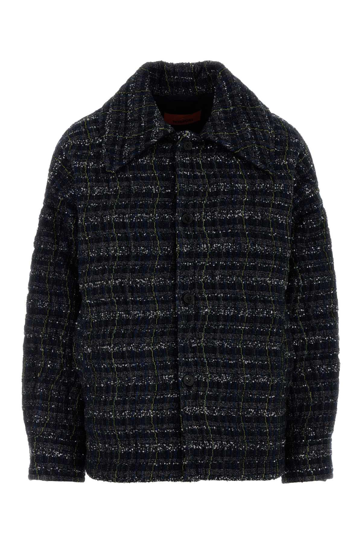missoni multicolor tweed jacket