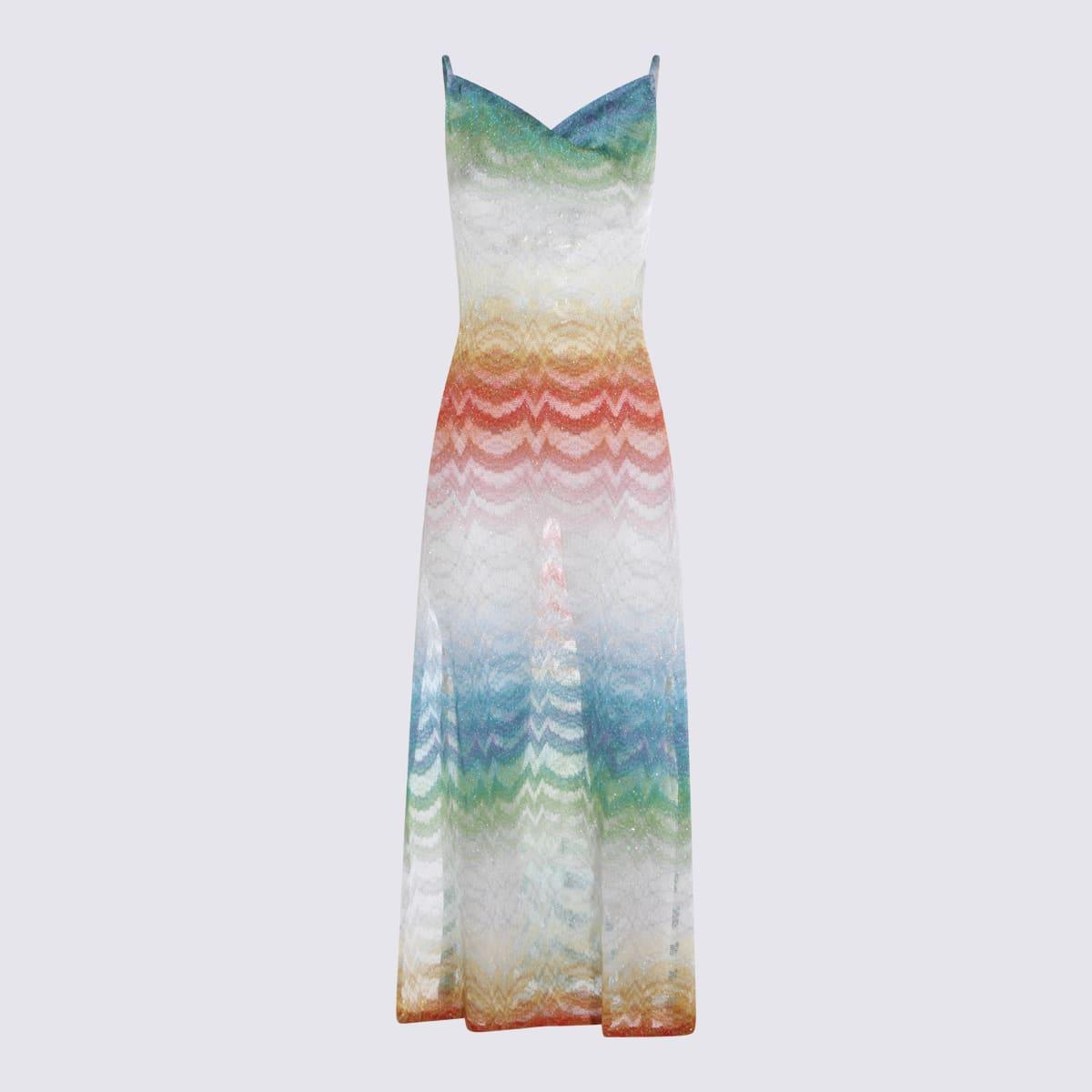 missoni multicolor visocse dress