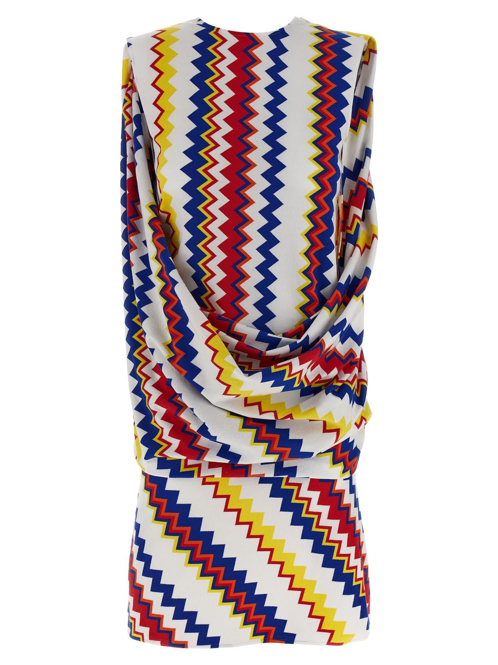 missoni peplos dress