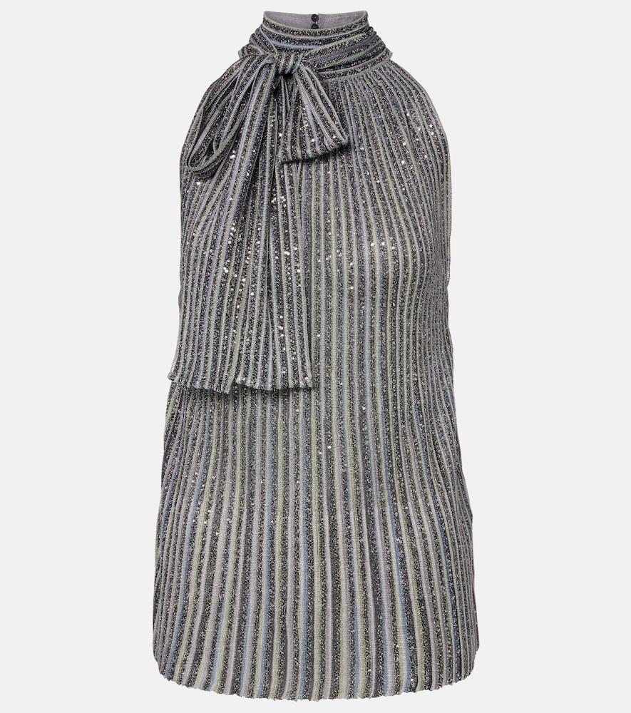 missoni sequined lurex tank top