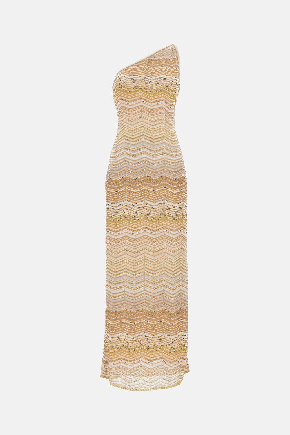 missoni sleeveless asymmetric dress