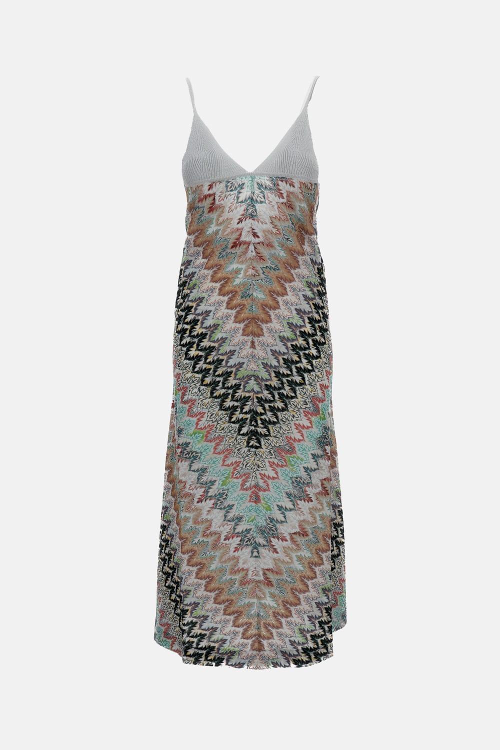 missoni sleeveless long dress