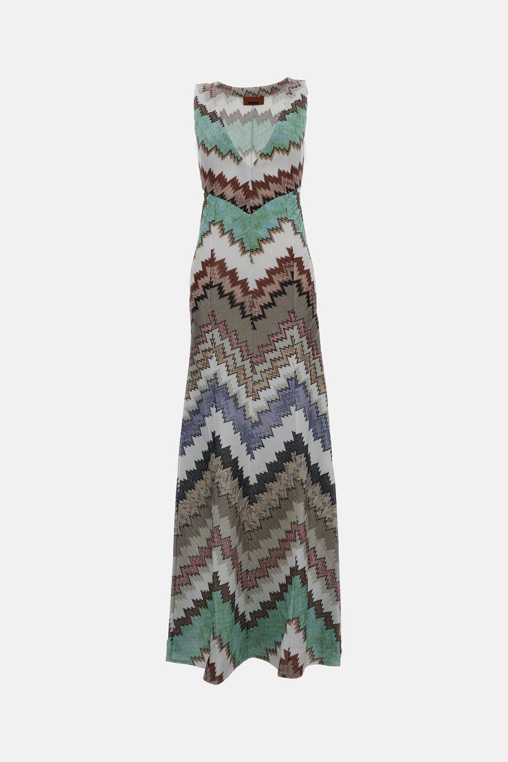 missoni sleeveless long dress