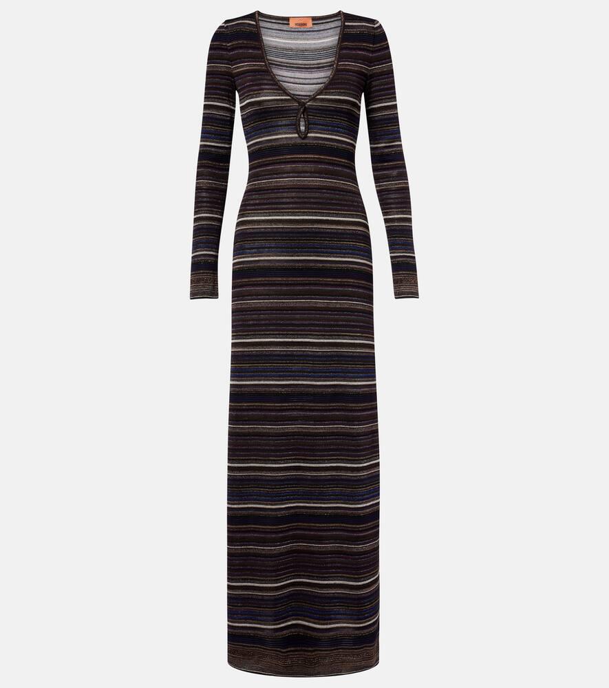 missoni striped maxi dress