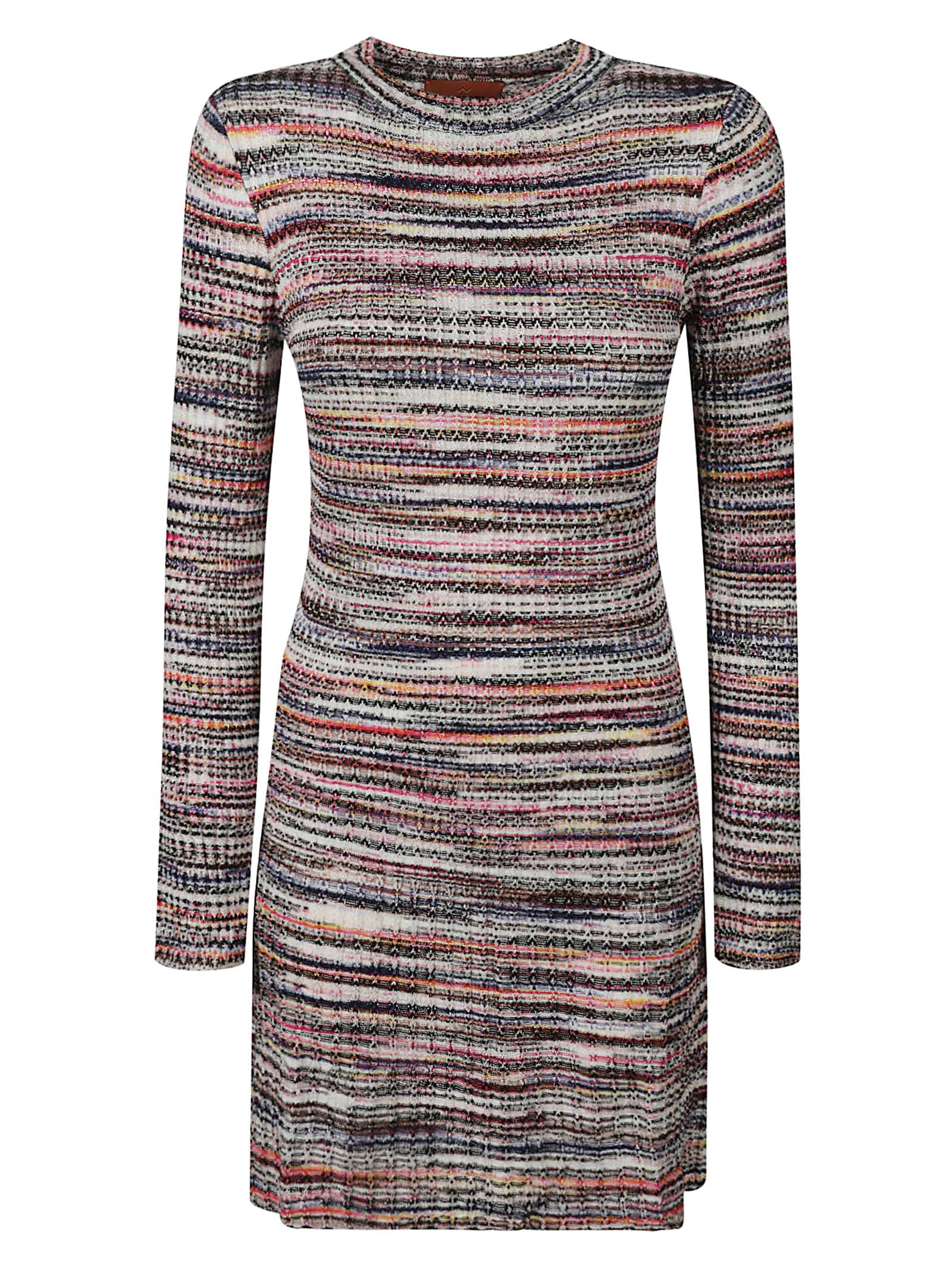 missoni striped short dress