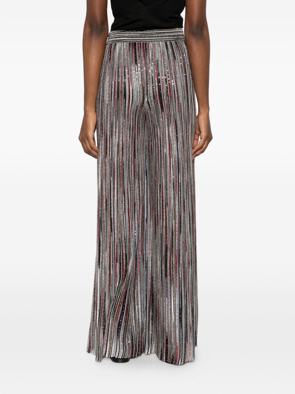 missoni trousers brown viscose poliammide metal - women