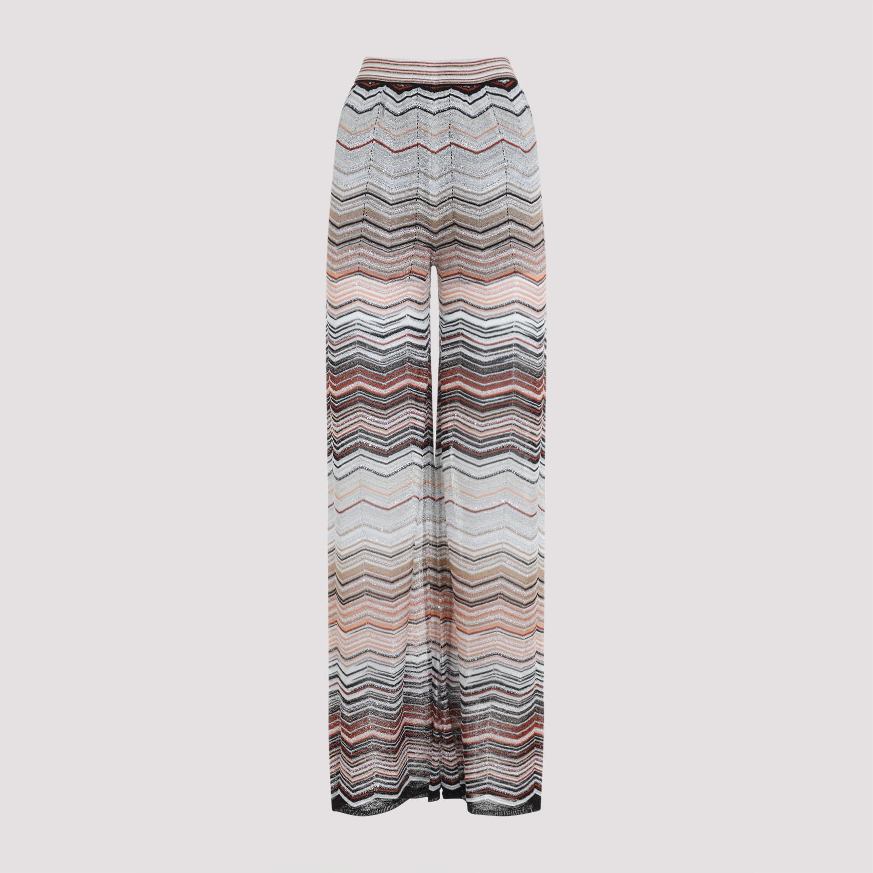missoni viscose pants multicolour - women
