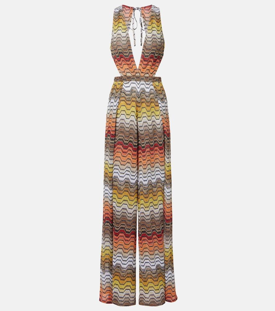 missoni wave lamé jumpsuit
