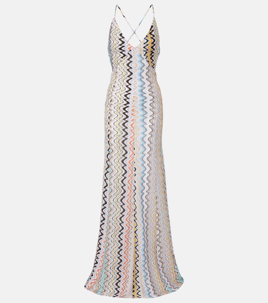 missoni wave maxi dress