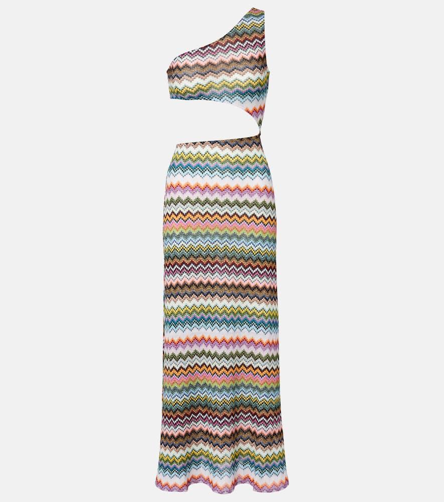 missoni zig zag lamé beach cover
