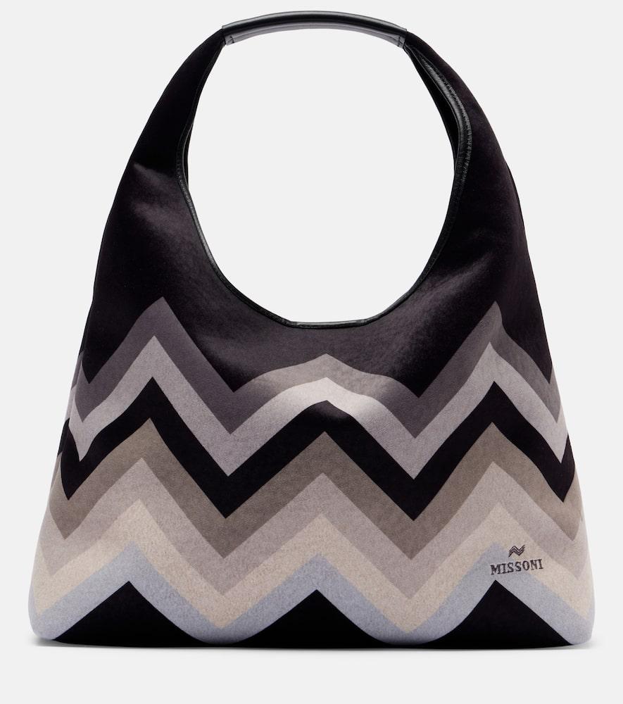 missoni zig zag leather