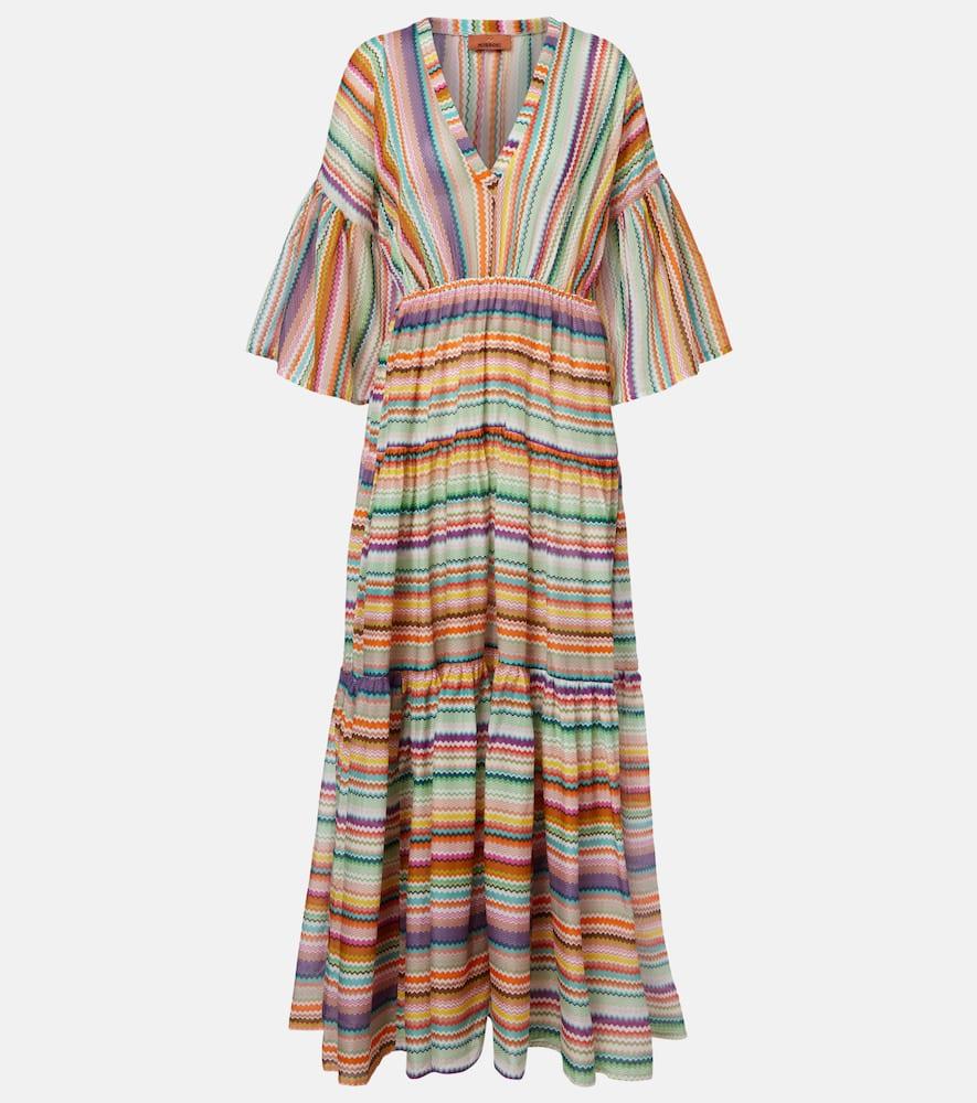 missoni zig zag maxi dress