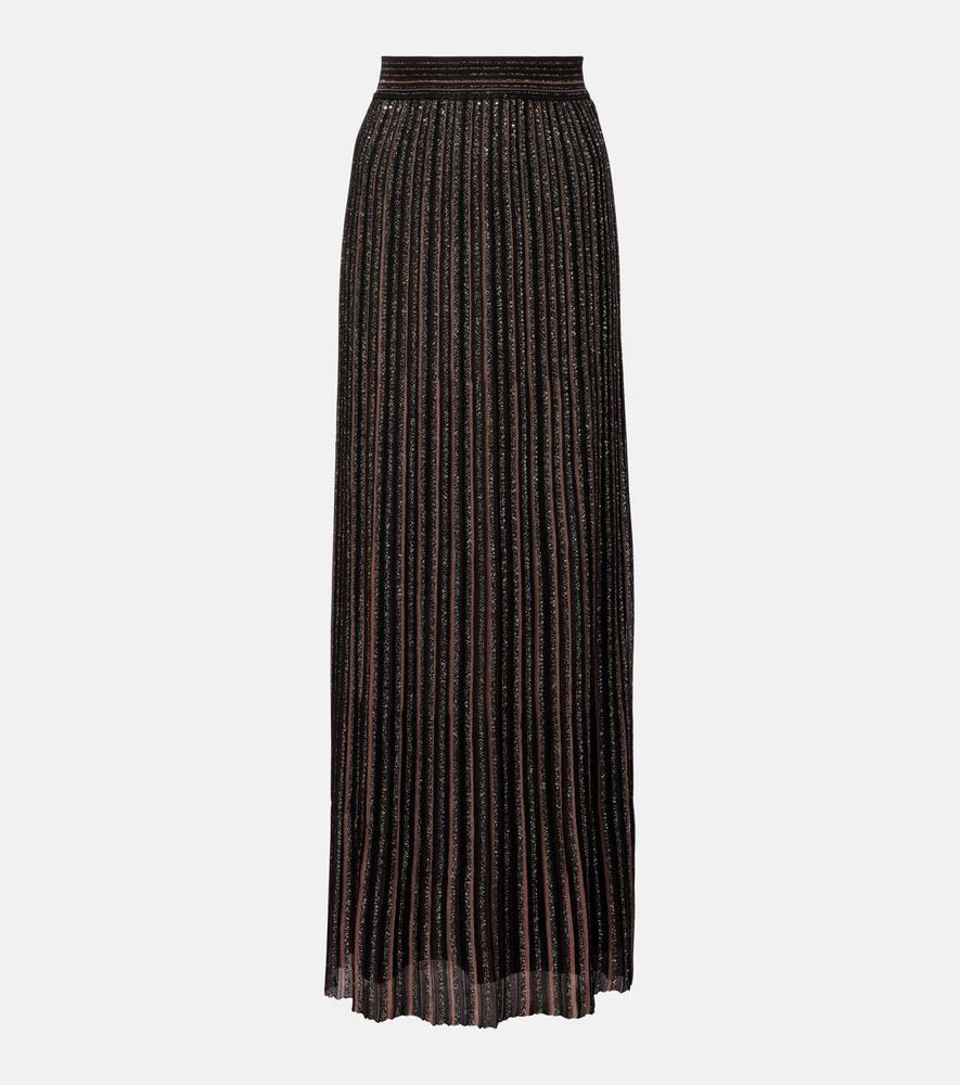 missoni zig zag sequined maxi skirt