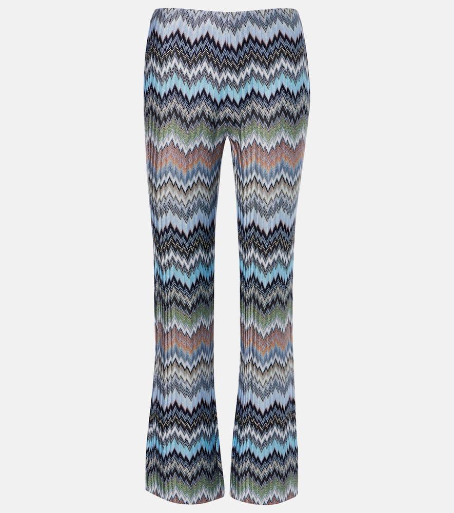 missoni zig zag straight pants