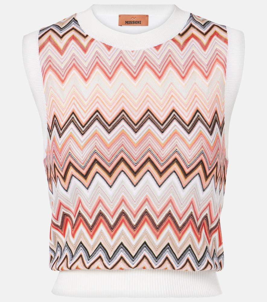 missoni zig zag vest
