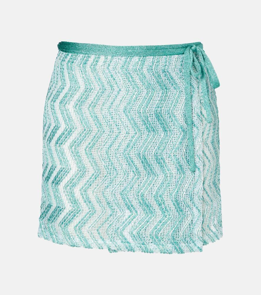 missoni zig zag wrap skirt