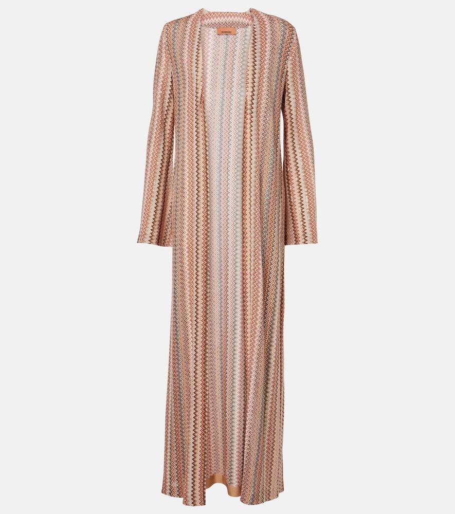 missoni zigzag lamé cardigan