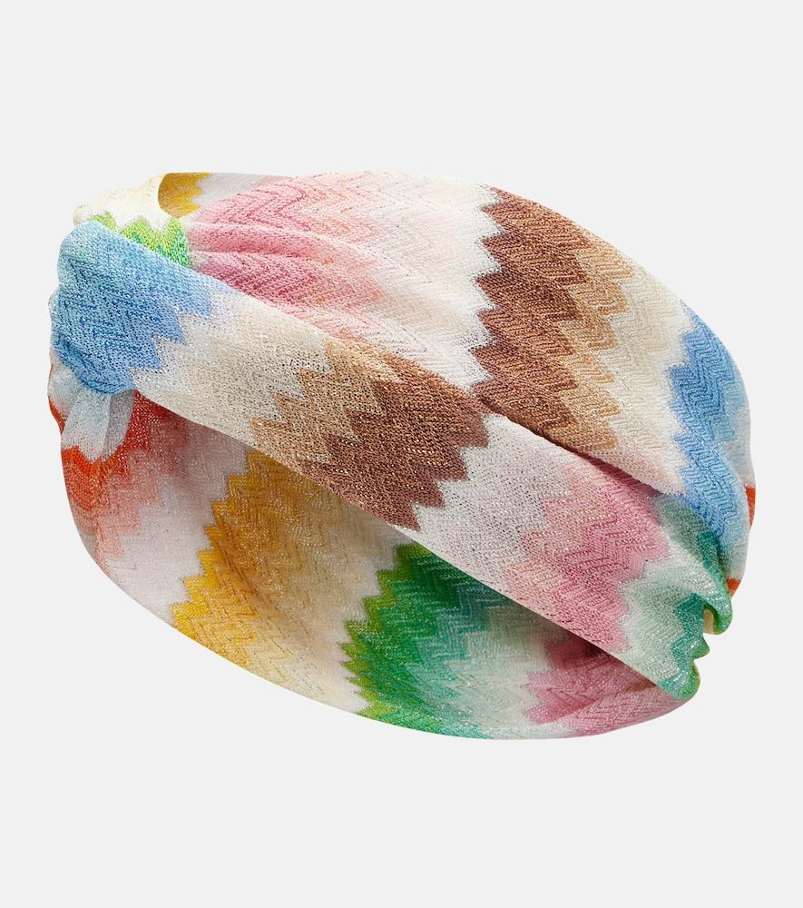 missoni zigzag lamé headband