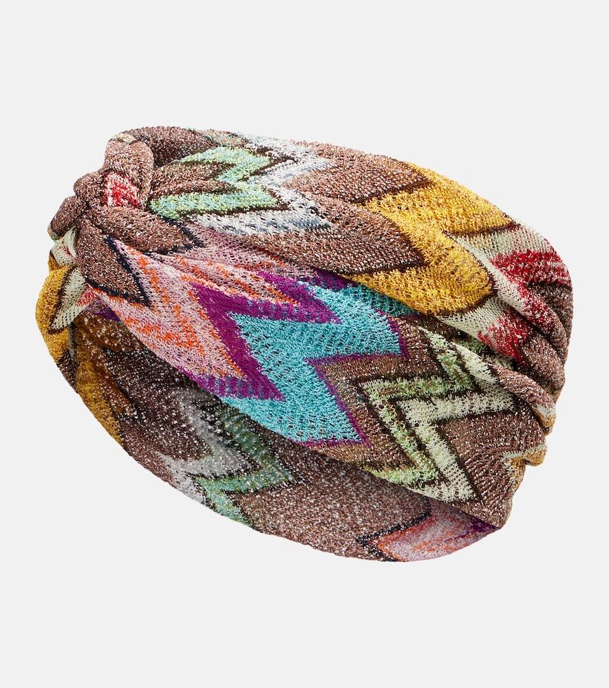 missoni zigzag lamé headband