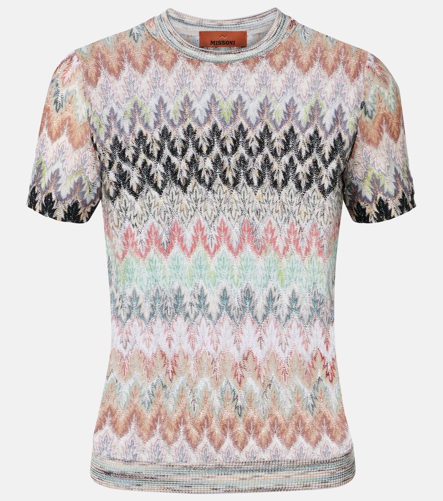 missoni zigzag lamé t