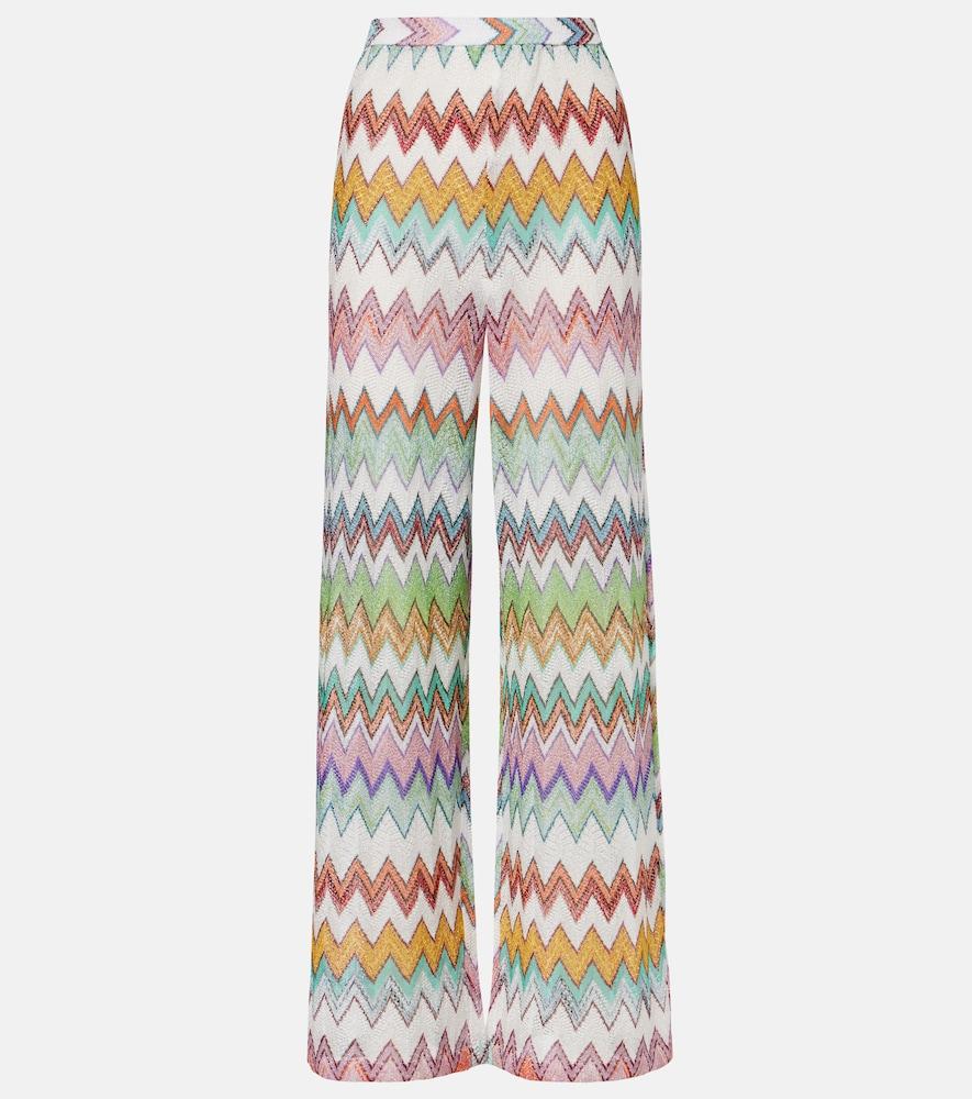 missoni zigzag lamé wide
