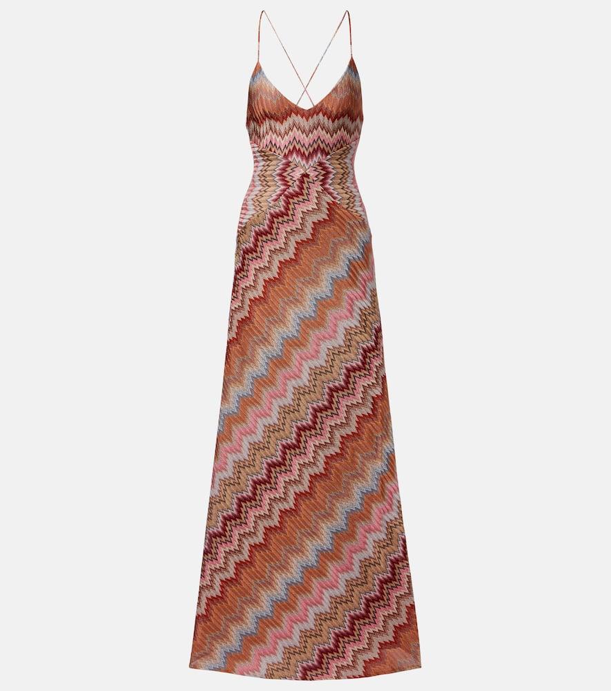 missoni zigzag maxi dress