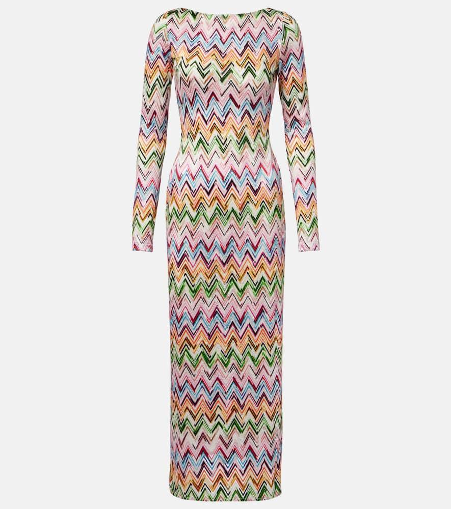 missoni zigzag maxi dress