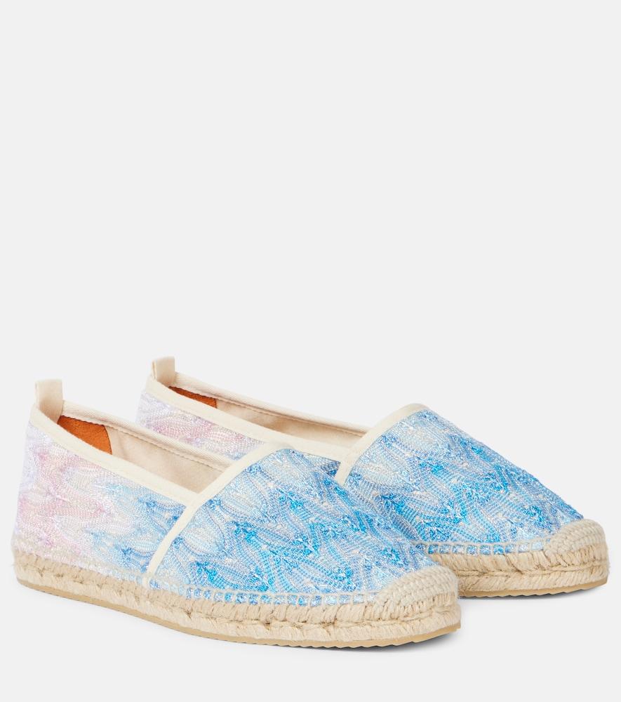 missoni zigzag ombré espadrilles