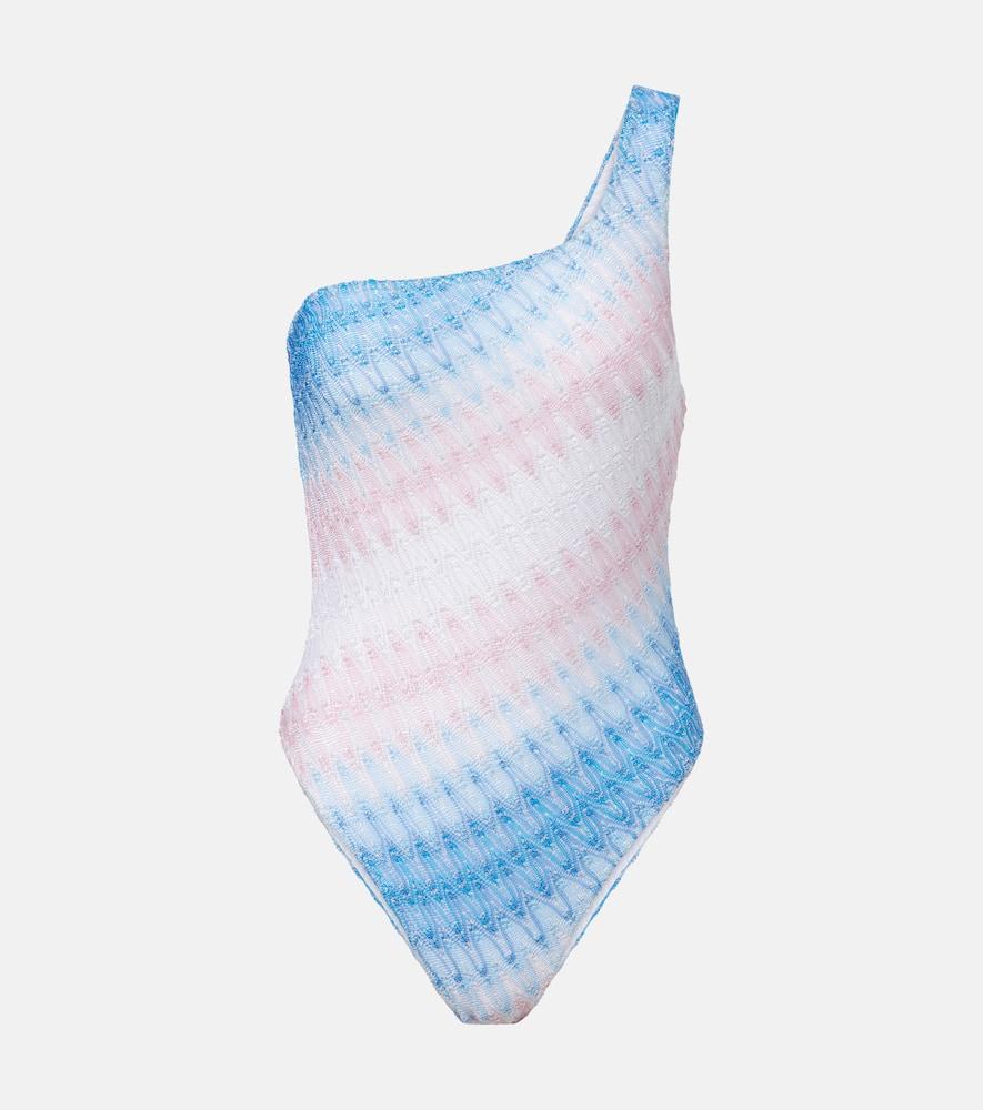missoni zigzag ombré lamé swimsuit