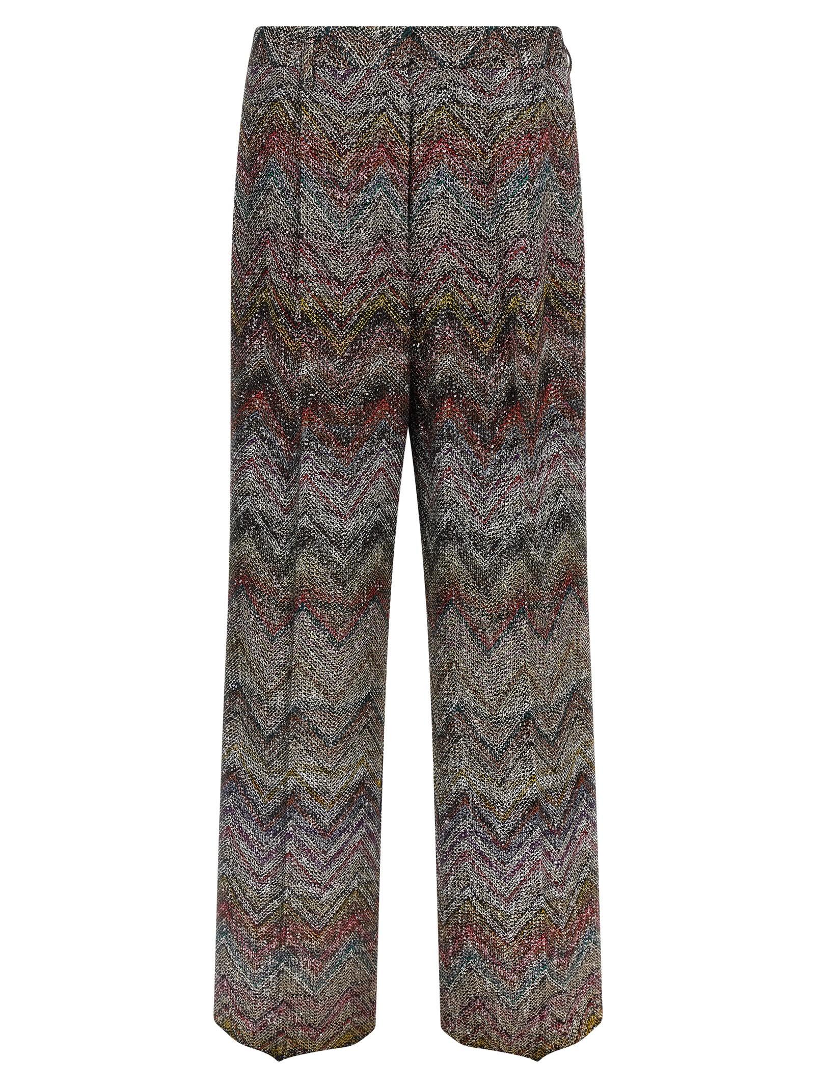 missoni zigzag sequin pants