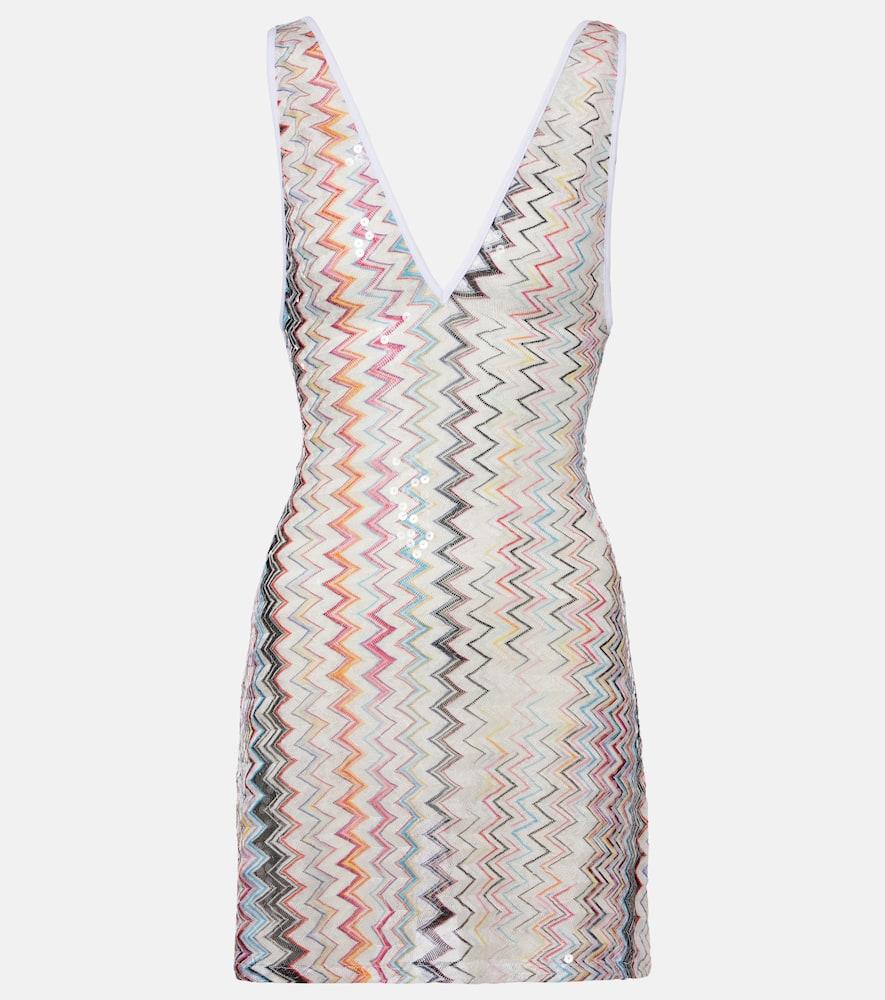 missoni zigzag sequined beach cover