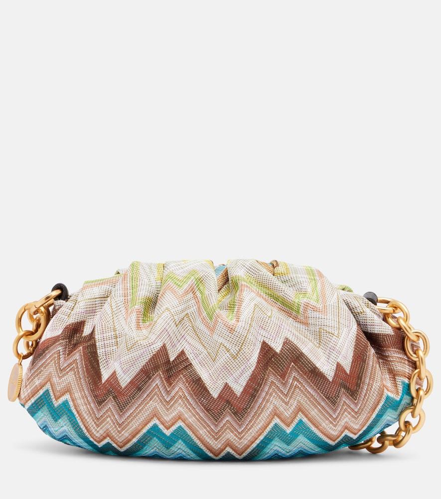 missoni zigzag small leather